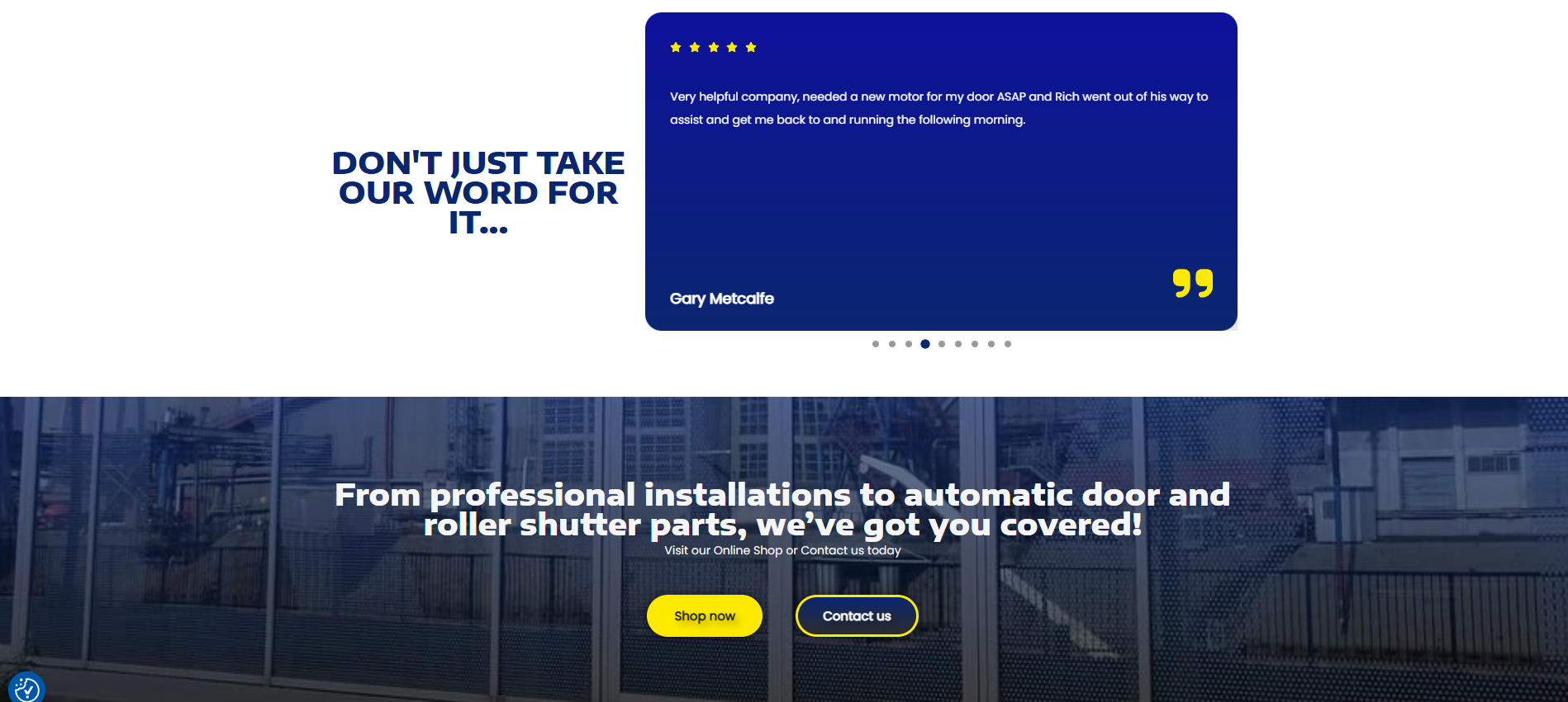 RH Doors and Shutters Online shop Website